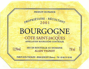 Bourgogne Côte Saint-Jacques (A.O.C)