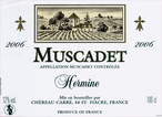 Etiquette Muscadet - Photo les vins français