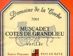 Etiquette Muscadet-Côtes de Grandlieu - Domaine de la Coche