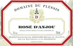 Etiquette Rosé d'Anjou - Domaine du Plessis