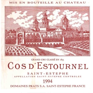 Saint-Estèphe (A.O.C) - Château Cos d'Estournel