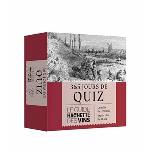 365 jours de quiz - Le guide hachette des vins - Coffret jeu