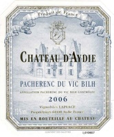 Château Aydie Moelleux ( A.O.C Pacherenc du Vic Bilh)