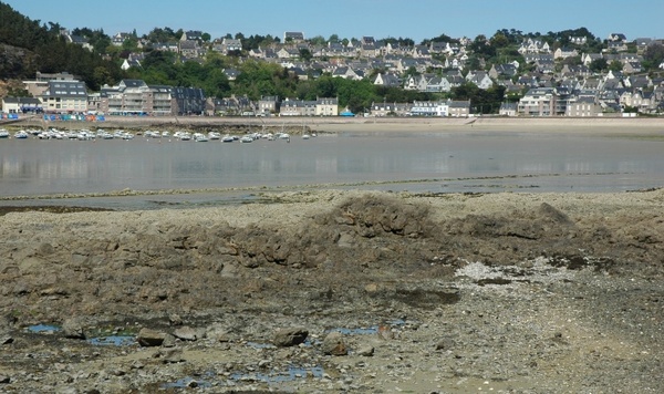 Erquy vu de la  pointe de la Heussaye - Photo Michel CRIVELLARO