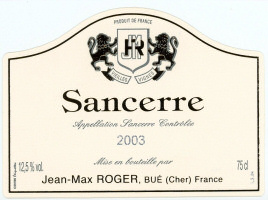 Jean-Max Roger - Sancerre rouge  - Vieilles Vignes - Bué -