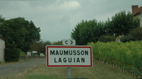 Maumusson - Laguian pancarte