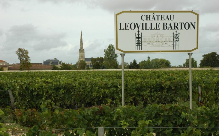 Saint-Julien-Beychevelle - Les vignobles des Château Langoa-Léoville-Barton. Au loin l'église de Saint-Julien -Beychevelle -  © M.CRIVELLARO
