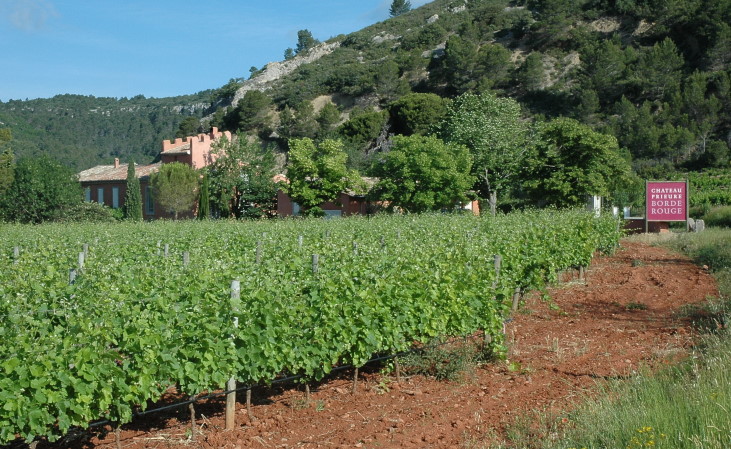 Vignoble de Lagrasse - Sol rouge - © M.CRIVELLARO