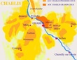 Carte des appellations viticoles de Chablis