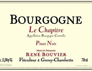 A.O.C Bourgogne Le Chapitre