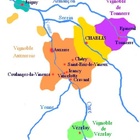 Carte des appellations viticoles de l'Yonne