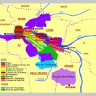 Carte des appellations viticoles Anjou-Saumur