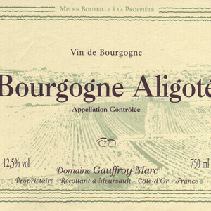 Bourgogne Aligoté (A.O.C)