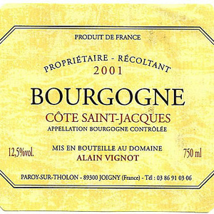 Bourgogne Côte Saint-Jacques (A.O.C)