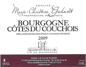 Bourgogne Côtes du Couchois (A.O.C)