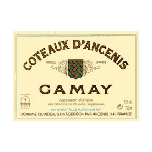 Coteaux d'ancenis - Domaine Guindon - Etiquette http://www.chateauloisel.com/ 