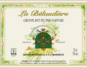 Etiquette Gros Plant du Pays nantais - Photo les vins français