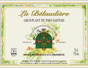 Etiquette Gros Plant du Pays nantais - Photo les vins français