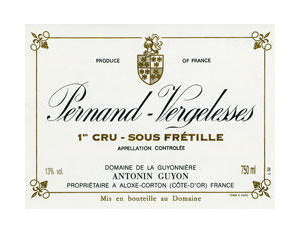 Pernand-Vergelesses premier cru (A.O.C)