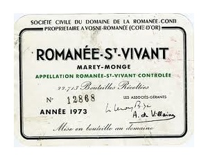 Romanée-Saint-Vivant  (A.O.C)