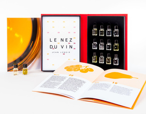 Coffret Le nez du vin 12 arômes - Vins blancs et champagnes -  Jean Lenoir 