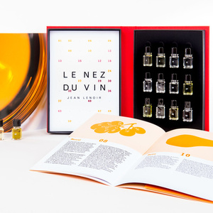 Coffret Le nez du vin 12 arômes - Vins blancs et champagnes -  Jean Lenoir 