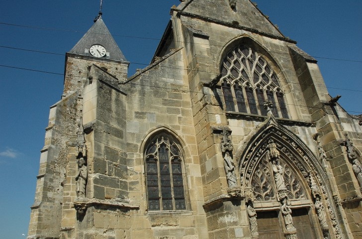 Avenay-Val-d'Or - Église Saint-Trésain (13e et 16e siècle), portail de style flamboyant -  © M.CRIVELLARO