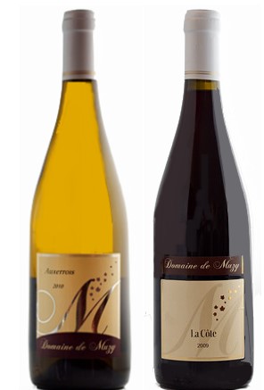 Bouteilles représentatives des vins label I.G.P Côtes de Meuse  