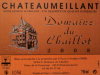 Domaine du Chaillot. Place de la Tournoise  18130 Dun-sur-Auron