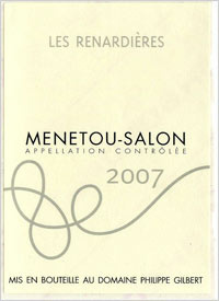 Domaine Philippe Gilbert - Menetou-Salon